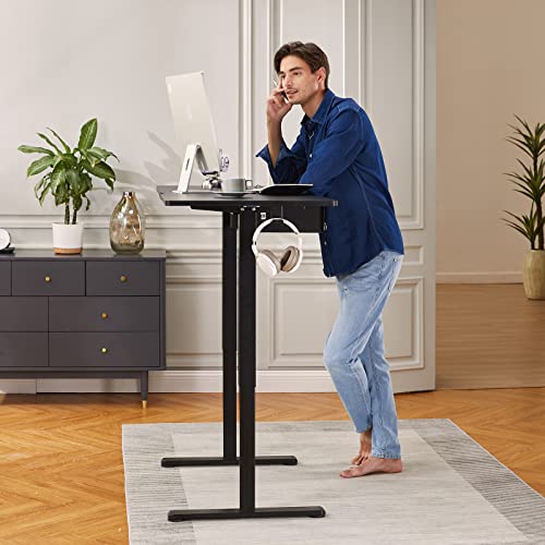 ErGear Electric Stand up Desk Frame Height Adjustable Table Legs Sit Stand Desk Frame Ergonomic Standing Desk Base Workstation Frame Only