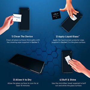 LIQUID GLASS Screen Protector Wipe On Scratch and Shatter Resistant Nano Protection for All Phones Tablets Smart Watches - Universal (New and Advanced)