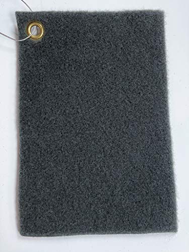 USA Fabric Store Dark Gray Auto One Premium Automotive Carpet Upholstery Fabric 80"W 18 Oz. by The Yard