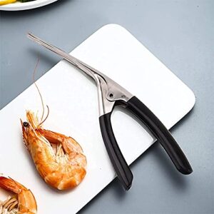 4 PCS Shrimp Deveiner Tool and Peeler, Stainless Steel Shrimp Peeler and Shrimp Cleaner Knife, Easy to Use Shrimp Deveiner, Kitchen Tools