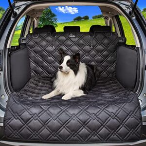 meadowlark suv cargo liner dog seat covers, double stitched & extra padded, water repellant, anti shock, non-slip, dog car seat cover trunk mat, dog accessories, pet car seat protector for fur & mud