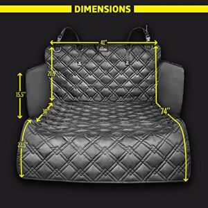 Meadowlark SUV Cargo Liner Dog Seat Covers, Double Stitched & Extra Padded, Water Repellant, Anti Shock, Non-Slip, Dog Car Seat Cover Trunk Mat, Dog Accessories, Pet Car Seat Protector for Fur & Mud