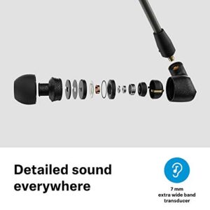 Sennheiser IE 300 in-Ear Audiophile Headphones - Sound Isolating with XWB Transducers for Balanced Sound, Detachable Cable with Flexible Ear Hooks, 2-Year Warranty (Black)