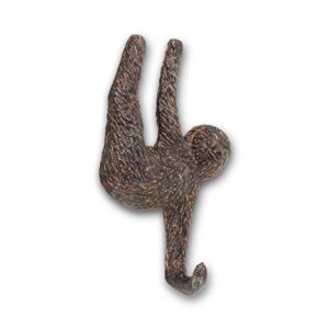 abbott collection 27-smith-637 hanging sloth hook, antique brown