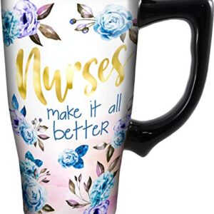 Spoontiques Nurses Make It Better Ceramic Travel Mug