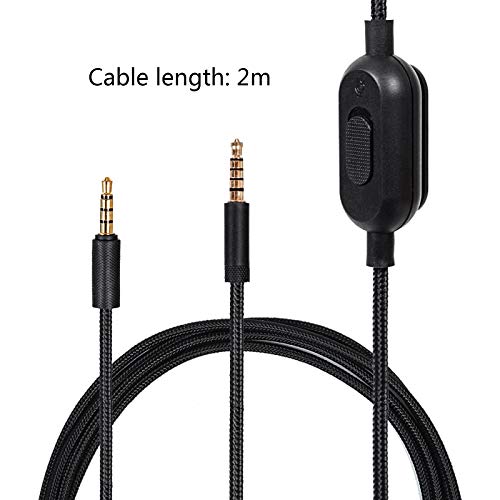 sara-u Portable Headphone Cable Audio-Cord Line for Lo-gitech GPRO X G233 G433 HyperX/Cloud Mix Cloud-Alpha Earphones Headset Accessories