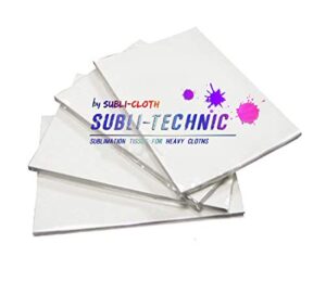 subli-technic cotton sublimation dark & light cloth fabric sheet pack (a4 x 20 units) (21cmx29cm)