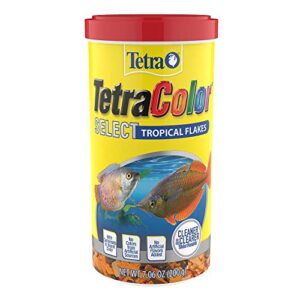 tetra tetracolor select tropical flakes, 7.06 oz.