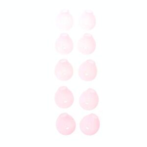 Sara-u 10pcs/lot Soft Silicone Ear Pads Eartips, Compatible for Sony WI-SP500, for Samsung S7 S6 Edge 9200 Level U in-Ear Headphones Earphone