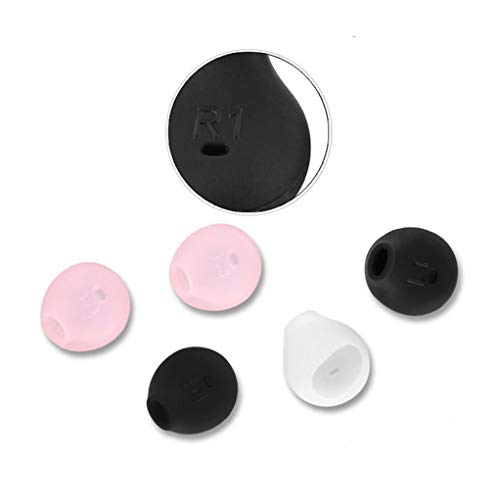 Sara-u 10pcs/lot Soft Silicone Ear Pads Eartips, Compatible for Sony WI-SP500, for Samsung S7 S6 Edge 9200 Level U in-Ear Headphones Earphone