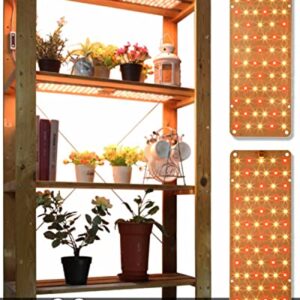 APLANT Grow Light, 20W Ultra-Thin LED Grow Lights for Indoor Plants Full Spectrum, 6/10/12H Timer Plant Light, 132 LEDs Under Cabinet Plant Growing Lamp Strip for Seedlings, Veg, Flowers (2pcs)