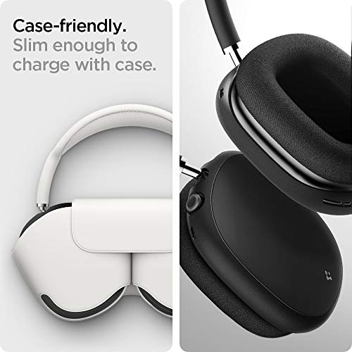 Spigen Silicone Fit Designed for Airpods Max Case Cover Protective Silicone Ear Cup Covers - Black