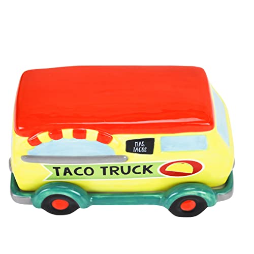 Boston Warehouse Taco Truck Covered Butter Dish, Standard