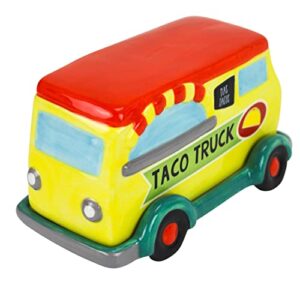 Boston Warehouse Taco Truck Covered Butter Dish, Standard