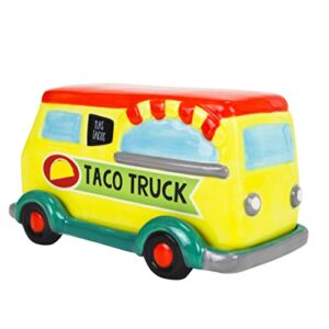 Boston Warehouse Taco Truck Covered Butter Dish, Standard