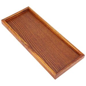smooth surface wooden tray, serving tray, tea tray, for home hotel for snacks drinks(3515cm)