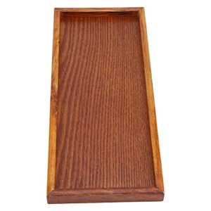 Smooth Surface Wooden Tray, Serving Tray, Tea Tray, for Home Hotel for Snacks Drinks(3515cm)