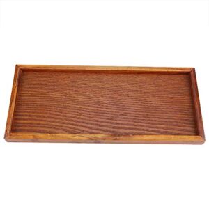 Smooth Surface Wooden Tray, Serving Tray, Tea Tray, for Home Hotel for Snacks Drinks(3515cm)