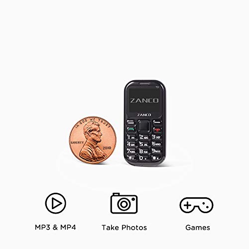 zanco Tiny t2 World's Smallest Phone wcdma 3G Phone Travelling Phone,Pocket Cell Phone (Limited Stock Available) Buy from Manufacturer Direct