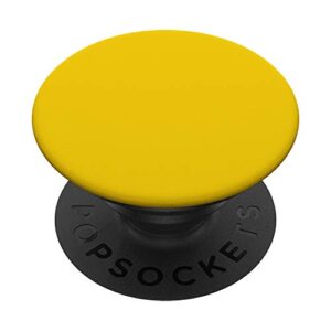 simple solid color chic bright yellow design popsockets swappable popgrip