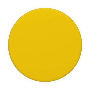 Simple Solid Color Chic Bright Yellow Design PopSockets Swappable PopGrip