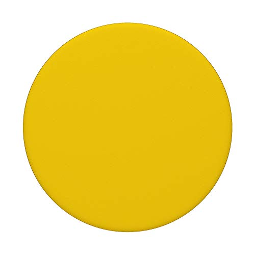 Simple Solid Color Chic Bright Yellow Design PopSockets Swappable PopGrip