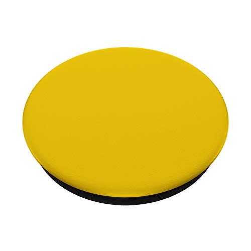 Simple Solid Color Chic Bright Yellow Design PopSockets Swappable PopGrip