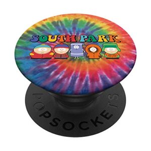 south park gang with rainbow text popsockets popgrip: swappable grip for phones & tablets