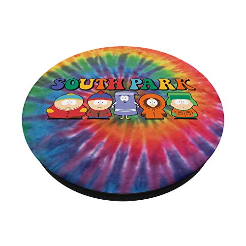 South Park Gang with Rainbow text PopSockets PopGrip: Swappable Grip for Phones & Tablets