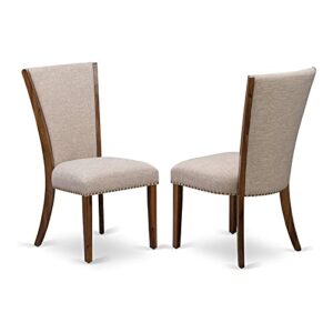 east west furniture vep8t04 dining chairs, regular