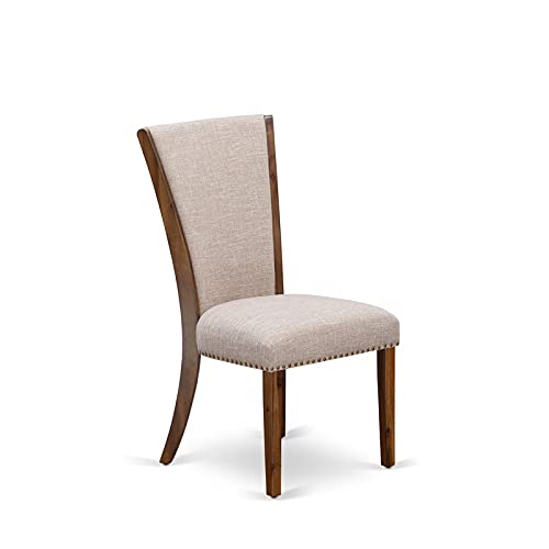 East West Furniture VEP8T04 Dining Chairs, Regular