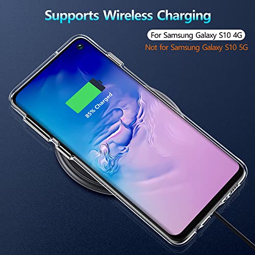 Rayboen Case for Samsung Galaxy S10, Crystal Clear Case Designed Shockproof Cover Thin Phone Protective Case for S10 4G