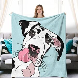 jreergy dog throw blanket for bedroom couch travelling,comfortable all season air conditioning blanket for adult chidern 50"x40"