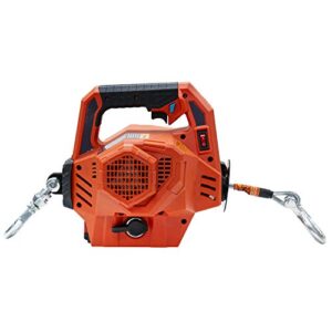 Prowinch Portable Electric Winch Hoist 1000 lbs. Rechargeable Battery Powered with Wireless Remote Control System 24V