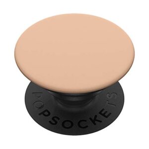 simple solid color chic nude cream beige design popsockets swappable popgrip