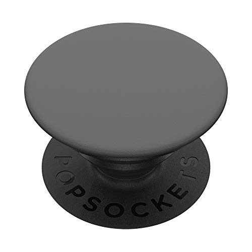Simple Solid Color Chic Mid Grey Gray Design PopSockets Swappable PopGrip