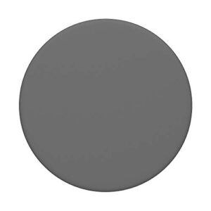 Simple Solid Color Chic Mid Grey Gray Design PopSockets Swappable PopGrip