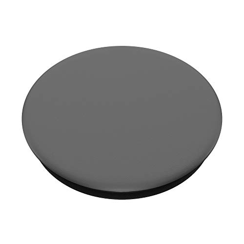 Simple Solid Color Chic Mid Grey Gray Design PopSockets Swappable PopGrip