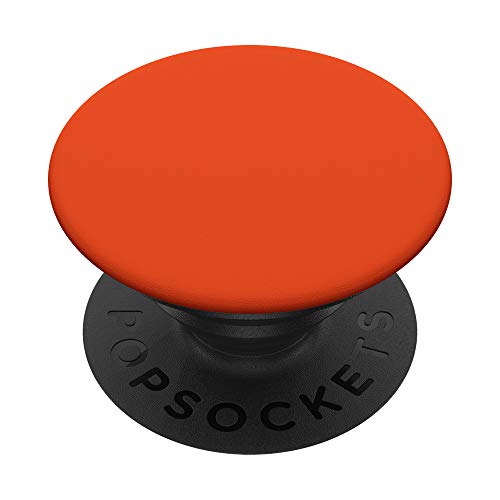 Simple Solid Color Chic Burnt Orange Design PopSockets Swappable PopGrip