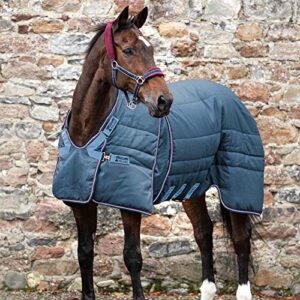 Rambo Optimo Stable Rug 200g 81 Navy/Burgundy