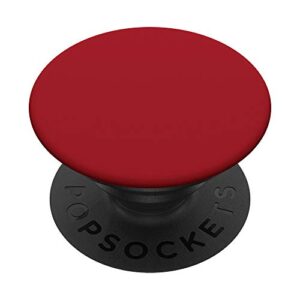 simple solid color chic matte red design popsockets swappable popgrip