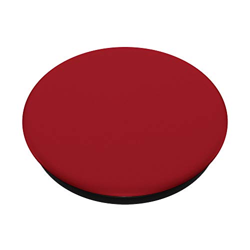 Simple Solid Color Chic Matte Red Design PopSockets Swappable PopGrip