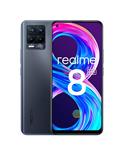 realme 8 Pro Dual-SIM 128GB ROM + 6GB RAM (GSM Only | No CDMA) Factory Unlocked 4G/LTE Smartphone (Infinite Black) - International Version