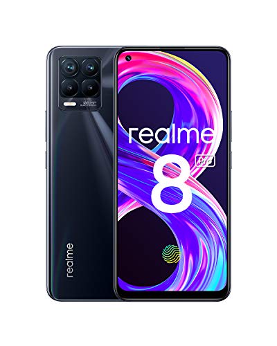 realme 8 Pro Dual-SIM 128GB ROM + 6GB RAM (GSM Only | No CDMA) Factory Unlocked 4G/LTE Smartphone (Punk Black) - International Version