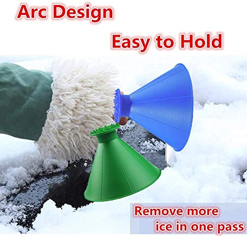 Round Ice Scraper for Car Windshield - Magical Car Ice Remover for Windshield Round Snow Ice Scrapers Remover