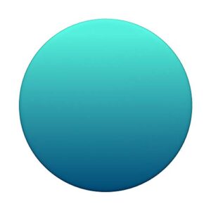 Simple Solid Color Chic Ombre Turquoise Design PopSockets Swappable PopGrip