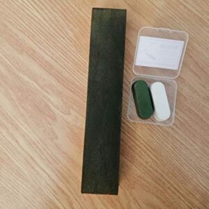 AMZSHARK 2 OZ Polishing & Cutting Compound Fine Green White Buffing Compound Leather Strop Sharpening Stropping Compounds Polishing Wax