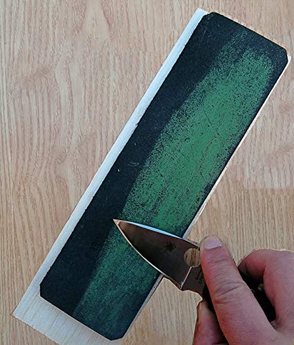 AMZSHARK 2 OZ Polishing & Cutting Compound Fine Green White Buffing Compound Leather Strop Sharpening Stropping Compounds Polishing Wax