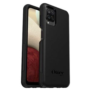 samsung galaxy a12 case, otterbox, commuter series lite, slim & tough, pocket-friendly, with open access to ports and speakers (no port covers), - black