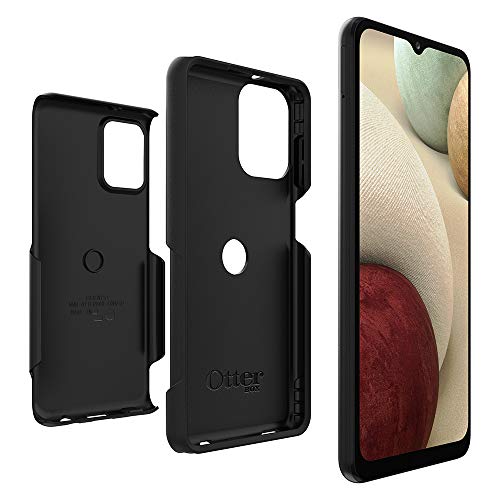 Samsung Galaxy A12 Case, OtterBox, Commuter Series Lite, slim & tough, pocket-friendly, with open access to ports and speakers (no port covers), - BLACK